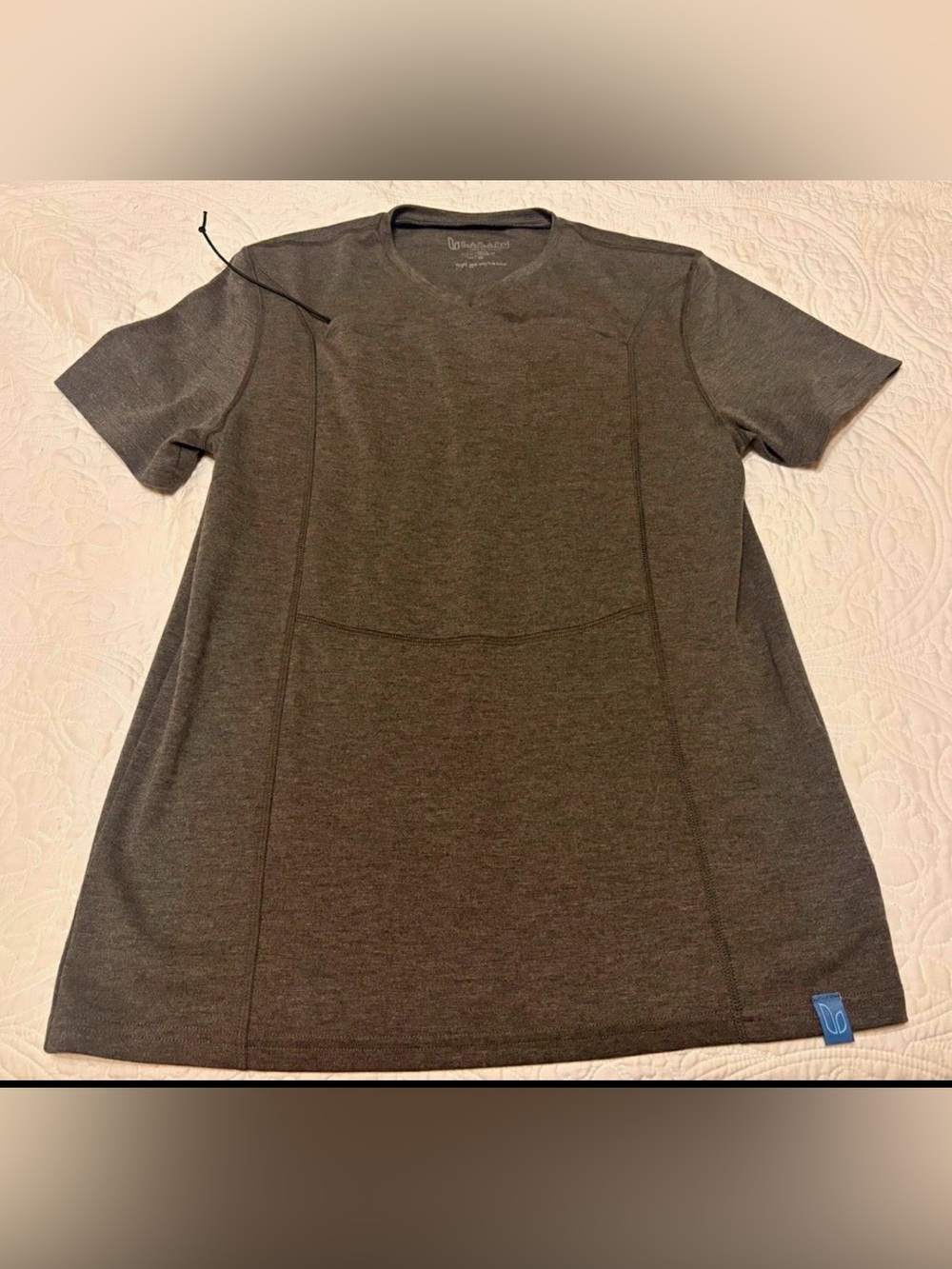 Lalabu “The Dad Shirt” Gray Baby-wearing Pouch Carrier- Gray-Size L